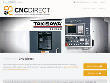 Tablet Screenshot of cncdirect.co.nz
